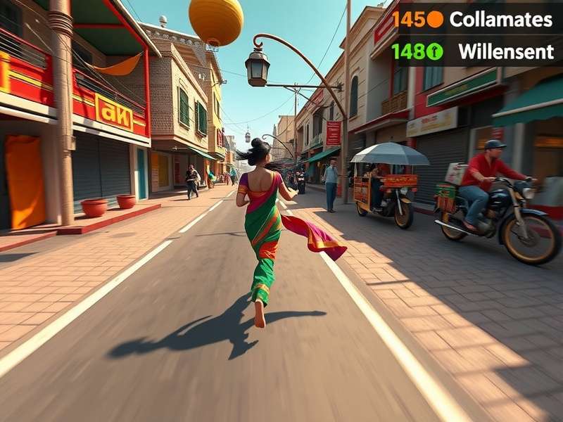 Sari Sprint Queen community event showing players sharing sari designs